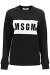 MSGM MSGM LOGO BOX SWEATSHIRT