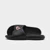 Nike Victori One Slide Sandals In Black/metallic Gold/black