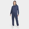 Nike Women's Sportswear Essential Fleece Hoodie In Midnight Navy/heather/black