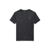 Polo Ralph Lauren Jersey Crewneck T-shirt In Black Marl Heather/c9590