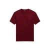 Polo Ralph Lauren Jersey Crewneck T-shirt In Classic Wine/c5969