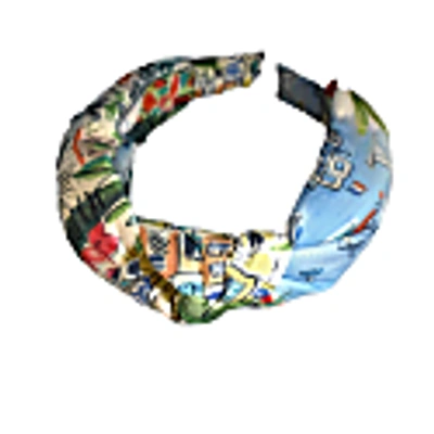 Tot Knots Of Brighton Ladies Knot Alice Headband - Liberty Of London Capevista Beach