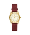 TORY BURCH RAVELLO WATCH, LEATHER/GOLD-TONE, 32 X 40 MM,796483539396