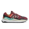New Balance Unisex 57/40 Suede Low-top Sneakers In Red