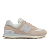 New Balance Women's 574 In Brown/off White