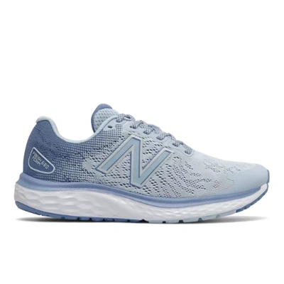 New Balance Women's Fresh Foam 680v7 In Blue/silver