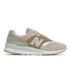 New Balance 997h Sneaker In Tan/pink