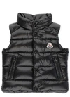 MONCLER MONCLER ENFANT LOGO PATCH PADDED GILET