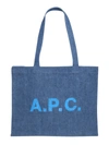 APC A.P.C. LOGO PRINTED TOTE BAG