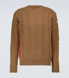 MONCLER ALPACA AND WOOL-BLEND SWEATER,P00588145