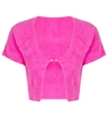 Jacquemus La Maille Neve Cardigan In Pink