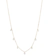 Persée Danae 18kt Yellow Gold And Diamond Necklace In White