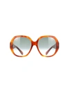 GUCCI GUCCI EYEWEAR ROUND FRAME SUNGLASSES