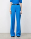 Lafayette 148 Plus-size Dalton Pant In Kindwool Nouveau Crepe In Ultramarine