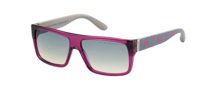 Marc By Marc Jacobs Mmj 096/n/s Ie 0drl Flattop Sunglasses In Blue