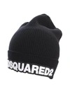 DSQUARED2 DSQUARED2 LOGO PATCH BEANIE
