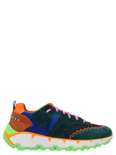 Etro Paisley-print Multicolour Sneakers In Multicolor
