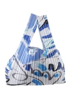 ISSEY MIYAKE PLEATS PLEASE BY ISSEY MIYAKE PRINTED PLEATED SHOPPING BAG