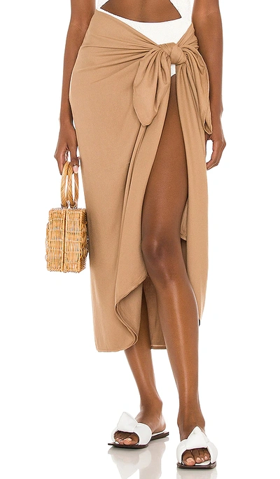 Indah Sarong Skirt In Brown