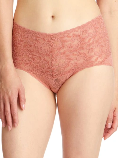 Hanky Panky Signature Lace Retro V-kini In Himalayan Pink Salt