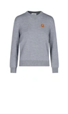 Kenzo Tiger Patch Sweater Sweater In Gray