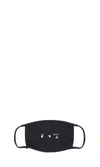 Off-white Logo Face Mask Omrg001s21jer001 In Black