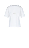 Saint Laurent Cotton T-shirt With Frontal Iconic Print