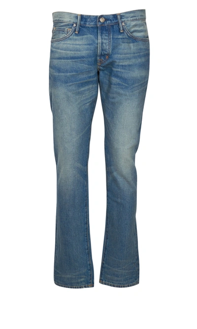 Tom Ford Skinny Jeans In Blue