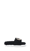 Gucci Eileen Logo Genuine Shearling Slide Sandal