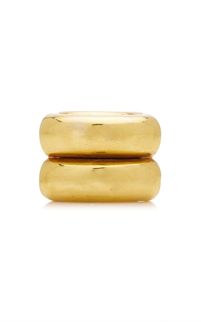 Paula Mendoza Women's Double 24k Gold-plated Ring