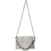 KARA SSENSE EXCLUSIVE SILVER CHAIN MAIL CROSSBODY BAG