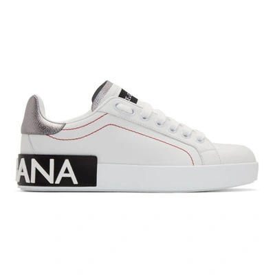 Dolce & Gabbana Portofino Sneaker In White