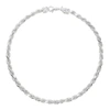 EMANUELE BICOCCHI SSENSE EXCLUSIVE SILVER FRENCH ROPE NECKLACE