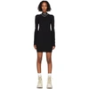 Heron Preston Стиль-logo Long-sleeved T-shirt Dress In Black White