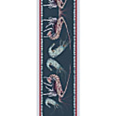 Cassandra Hone Lobster And Prawn Mosaic Small Silk Scarf