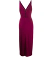 GALVAN SIREN MIDI DRESS BERRY