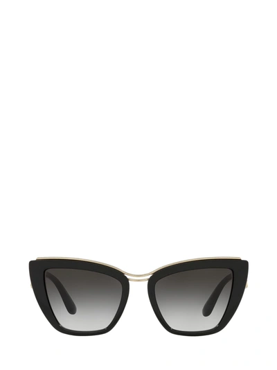 Dolce & Gabbana Dolce  Gabbana Eyewear Butterfly Frame Sunglasses In Black