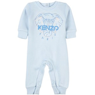 Kenzo Boys' Embroidered Elephant Logo Coverall - Baby In Blue