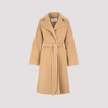 LANVIN LANVIN TIE BELT COAT