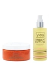 BASQ NYC CITRUS SUGAR PERFECTING SCRUB & RESILIENT BODY OIL DUO,RBCTR4-SS8