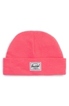 Herschel Supply Co Babies' Beanie In Neon Pink