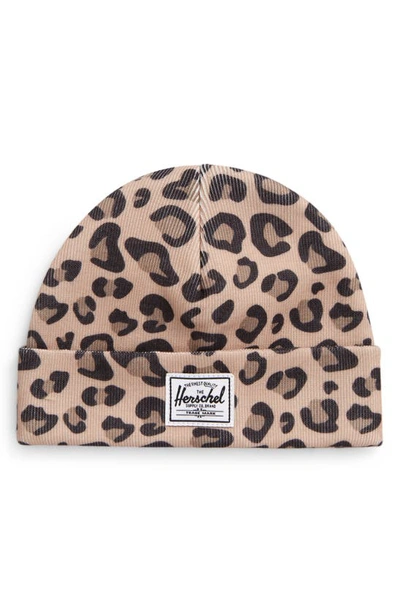 Herschel Supply Co Babies' Beanie In Leopard Print