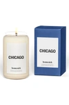 Homesick Chicago Soy Wax Candle In Natural