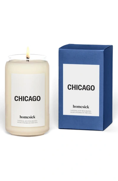 Homesick Chicago Soy Wax Candle In Natural