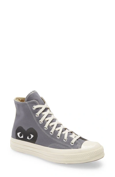Comme Des Garçons Chuck Taylor High-top Sneakers In Grey