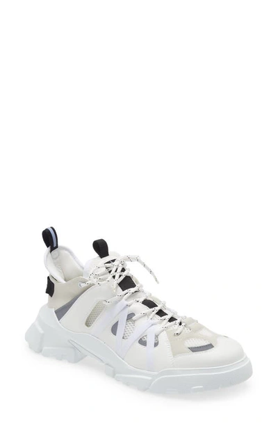 Mcq By Alexander Mcqueen Orbyt Descender 2.0 Mesh, Neoprene And Faux Leather Sneakers In White