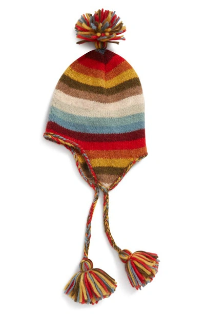 Alanui Rainbow Mountains Alpaca Blend Beanie In Multicolor