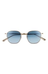 OLIVER PEOPLES BOARD MEETING 2 49MM GRADIENT TINTED SQUARE SUNGLASSES,0OV1230ST5035Q849W