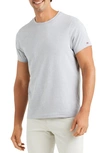 Rhone Element Organic Pima Cotton Blend Solid Performance Tee In Heather Gray