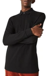 Lacoste Long Sleeve Polo In 031 Black